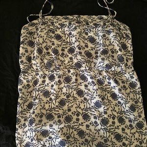 Ann Taylor Loft Sphagetti Strap Floral Tiered Cami